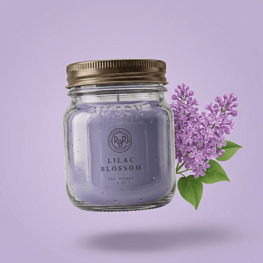 Lilac Blossom Soy Candle | 8oz - Rookery Bay Ranch Candles and Soaps