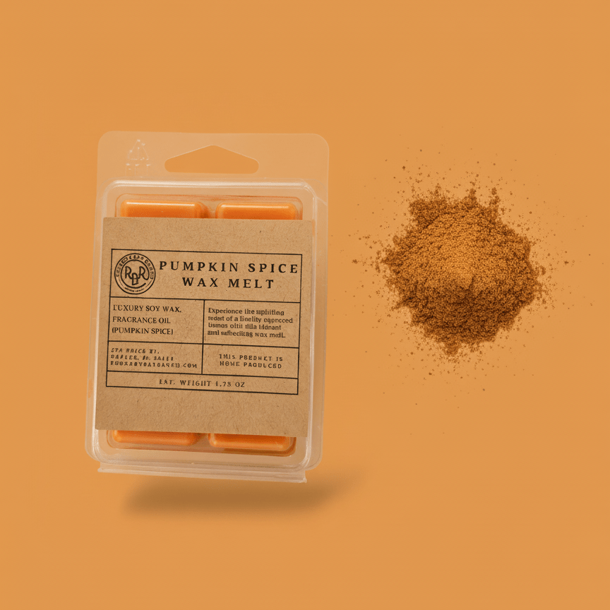 Pumpkin Spice Soy Wax Melt - Rookery Bay Ranch Candles and Soaps