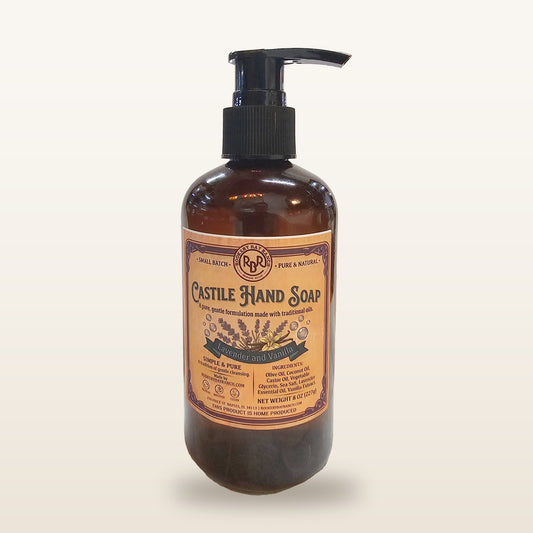 Castile Hand Soap - Lavender & Vanilla | 8 fl oz