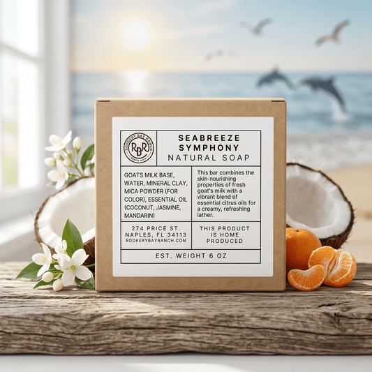 Seabreeze Symphony Goat’s Milk Soap | 6oz - Rookery Bay Ranch