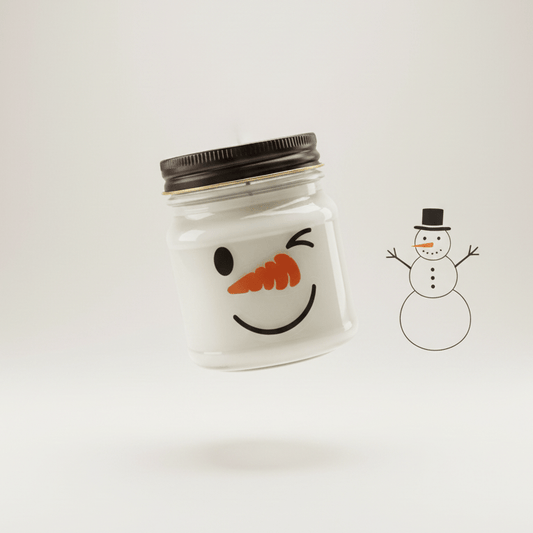Snowman Poop Soy Candle - Rookery Bay Ranch Candles and Soaps