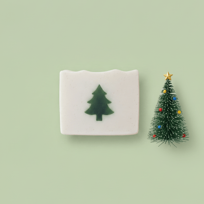 Snowy Pines Natural Goat Milk Soap - Rookery Bay Ranch Candles and Soaps