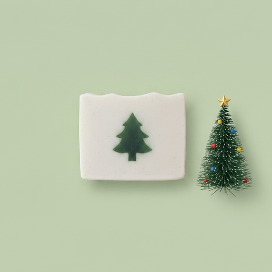 Snowy Pines Natural Goat Milk Soap - Rookery Bay Ranch Candles and Soaps