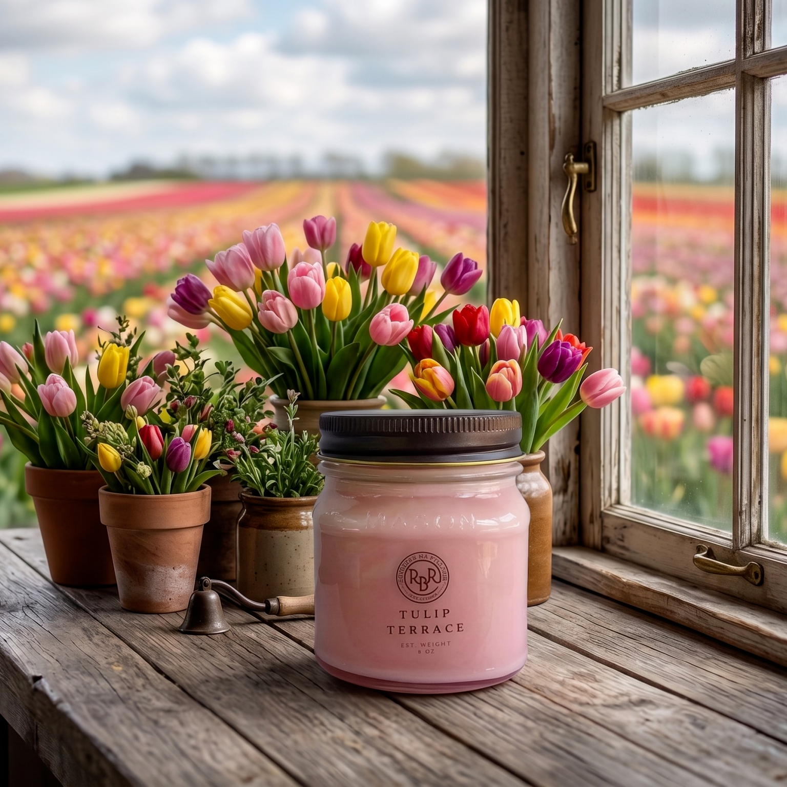 Tulip Terrace Soy Candle | 8oz - Rookery Bay Ranch