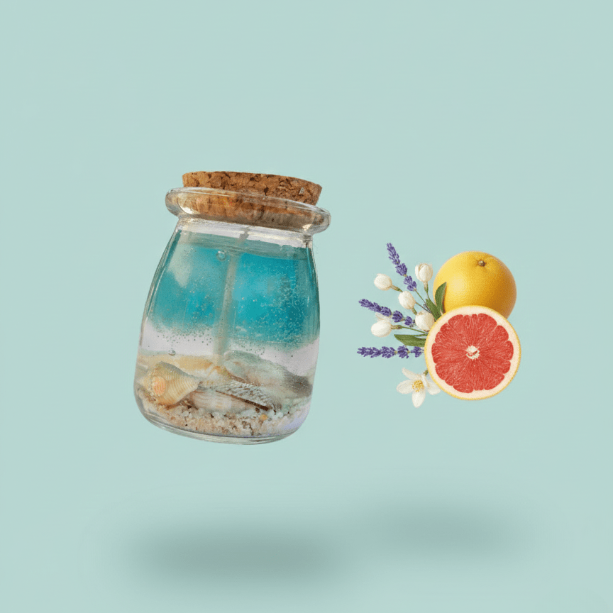 Under the Sea Bottle Candle | 4oz - Rookery Bay Ranch Candles and Soaps