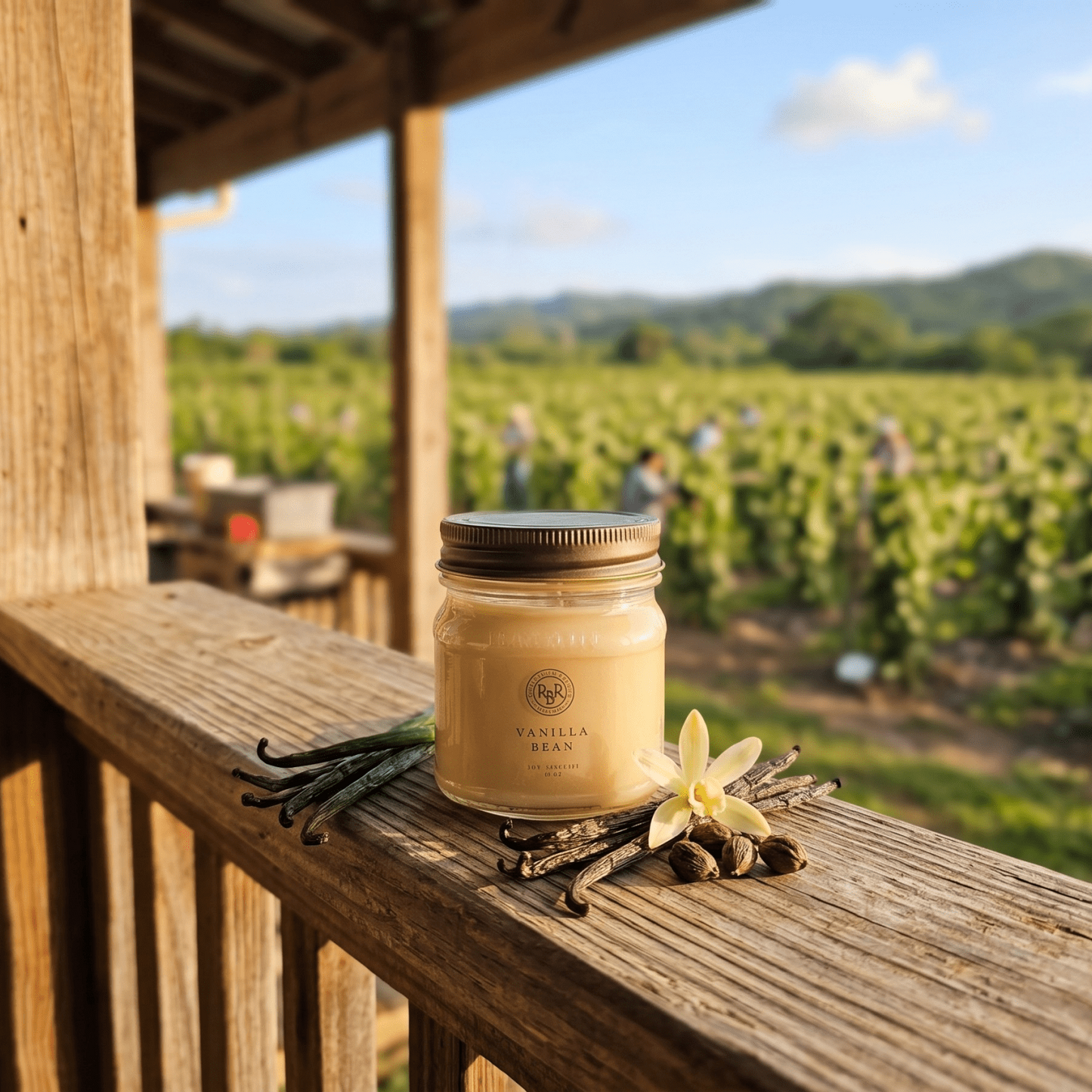 Vanilla Bean Soy Candle | 8oz - Rookery Bay Ranch