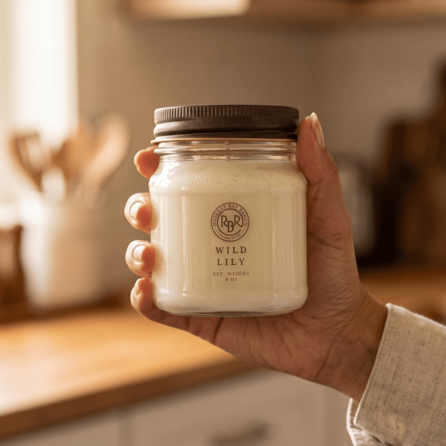 Wild Lily Soy Candle | 8oz - Rookery Bay Ranch