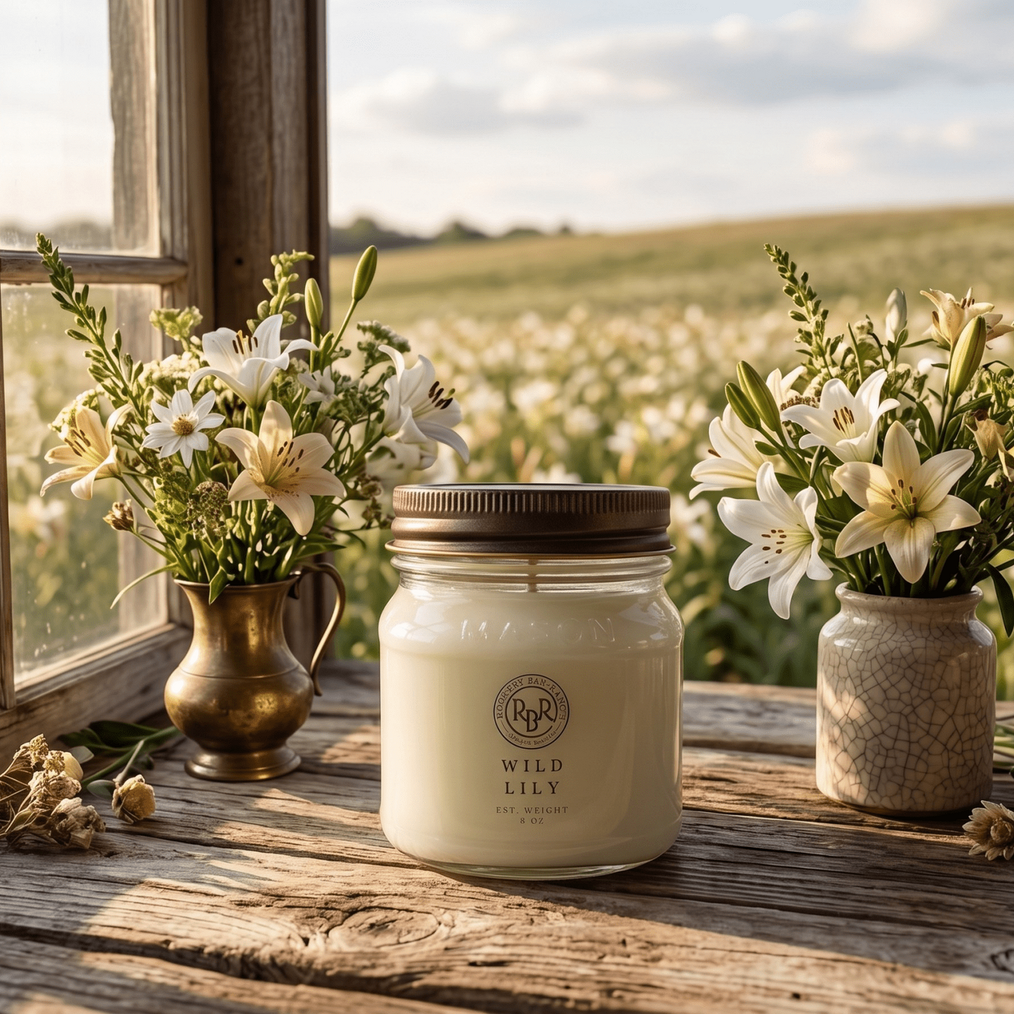 Wild Lily Soy Candle | 8oz - Rookery Bay Ranch